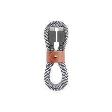 Native Union Type-C Belt Cable - Cable de carga USB-C a USB-C de 12m  resistente compatible con iPhone 16 16 Plus 16 Pro 16 Pro Max iPad Pro/Air Galaxy S25 Flip 6 Fold 6 Azul Marino - Cebra - Ver 2