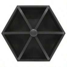 Studio Designs 12166 Organizador de madera para escritorio tipo carrusel en color negro - Multicolor - Ver 2