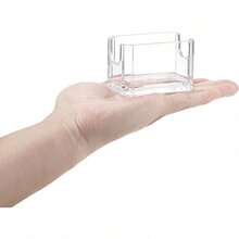 Set Of 4 Sugar Packet Holder, Acrylic Sugar Bowl For Restaurant, Tea Bag Organizer, Small Condiments Packet Holder Sugar Caddy Dispenser For Countertop Coffee Bar - mặc định - Xem 7