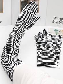 Zhenyanyouyun 1 双男女通用护臂，轻薄透气防晒，适用于疤痕，适合驾驶、骑行、夏季使用 - 彩色 - 查看 4