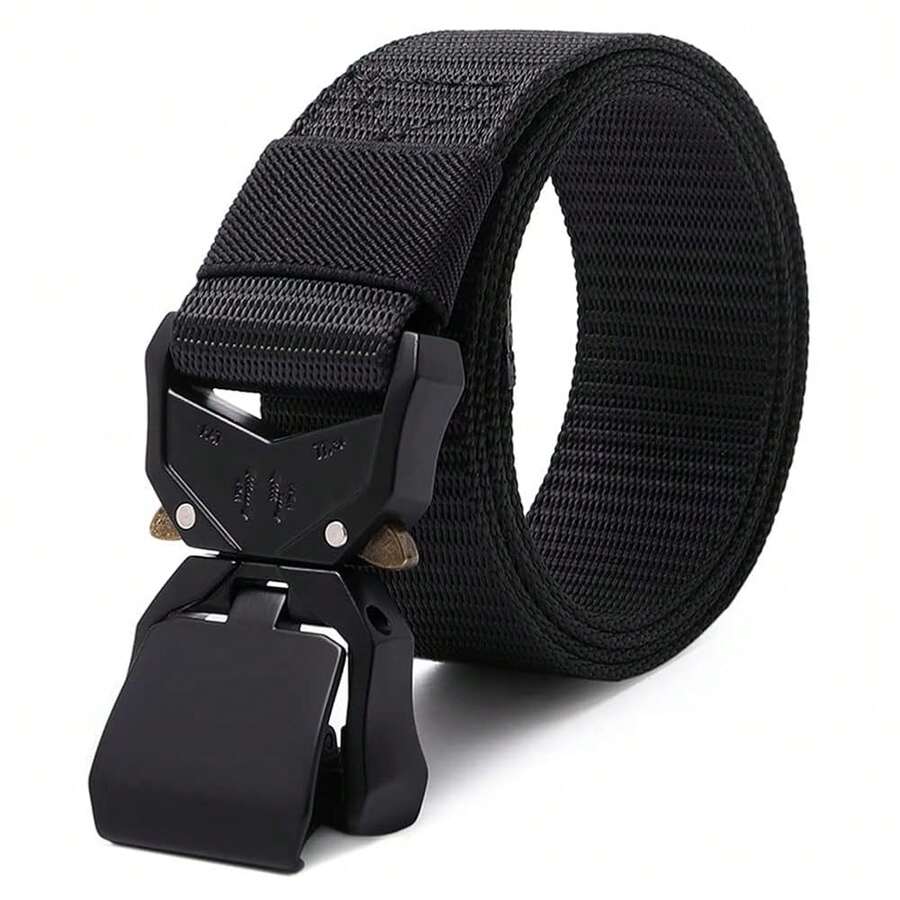 Belt Tactical Belt, Military HiFKing Rigger 1.5\ Nylon Web Work Belt With Heavy Duty Quick Release Buckle,125cm/Waistsupto46inch,Black - màu đen - Xem 1