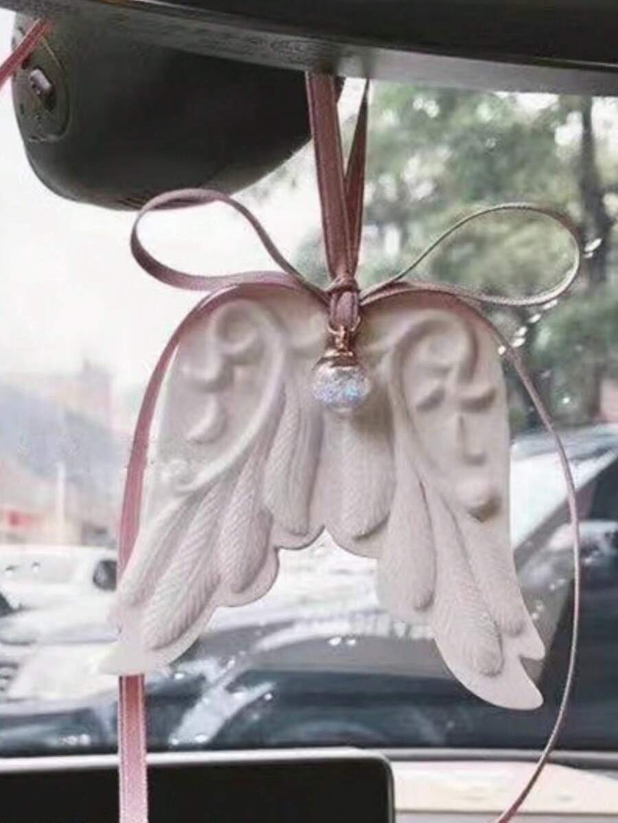 1pc Feather Pendant Silicone Mold DIY Feather Pendant Air Vent Fragrance Stone Plaster Silicone Mold