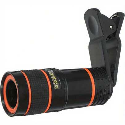 2026 8x Zoom Telephoto Lens Suitable For All Smartphone Cameras - HD Glass Monocular Accessory Compatible With Iphone Android Phone For Winter Vacation, Travel, Creative Photography, Social Media Content, Vlogging Vacation Travlel Studio Outdoor Live Streaming Travel Vlog Video Recording Influencer Content Phone Accessories Phone Camera Lens Photography Accessories
