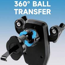 1个金属挂钩车载手机支架 - 可调节防水支架，适用于所有手机型号，可安装在空调出风口和仪表盘上，防抖GPS支架 - 彩色 - 查看 4