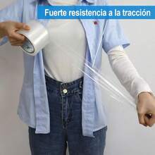 BOMEI PACK Cinta de Embalaje Transparente Cinta de Embalaje Industrial para Embalaje de Envíos Sellado de Mudanzas 1.8Mil 3 pulgadas x 110 yardas por rollo - 3pulgadas - Ver 6
