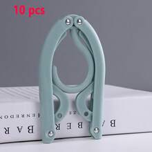 20 Pcs/10 Pcs/5 Pcs/1 Pc Portable Folding Travel Clothes Hanger - Space Saving Clothes Drying Rack, Multi-Color Plastic Design , Perfect For Cruise And Travel Essentials, Clothes Hanger, Clothes Drying Rack - Multicolor - View 26