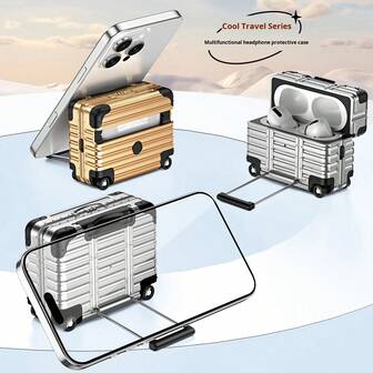 Dies ist eine hochwertige Schutzhülle kompatibel mit dem Apple Pro 3 und eine kabellose Ladehülle für Ohrhörer der zweiten Generation kompatibel mit Apple 4