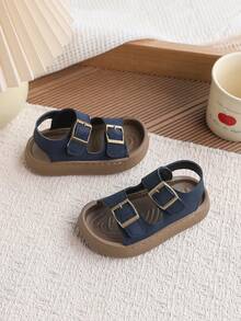 1 Pair Infant Girls' Summer New Beach Sandals, Soft Bottom Non-Slip Versatile Casual Flat Sandals For Everyday Wear