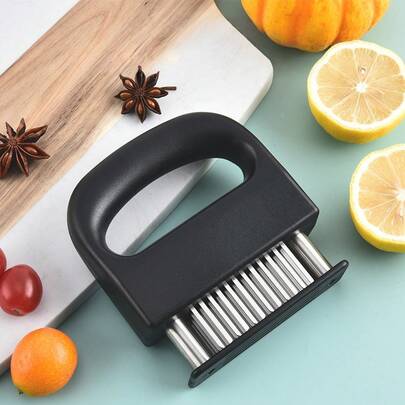 TendenciaAblandador De Carne Manual - 48 Agujas De Acero InoxidableCalidad premium