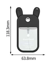 1set/1pc Touchland 1oz (30ml) Hand Sanitizer Spray Bottle Protective Case,26 Flower Letter Pearl Bag Charm Spray Bottle Marker PearlBracelet Design,Easy To Carry For Travel, Can Be Easily Hung On Bags, Keys Or Children's Backpacks, Wear-Resistant, Waterproof, Washable. Silicone Anti-Drop Anti-Collision Protective Case With Keychain Design - Multicolor - View 5