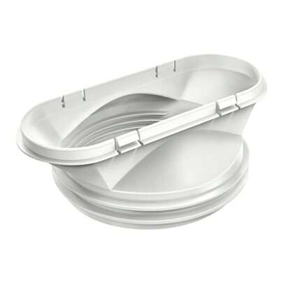 15cm Portable Air Conditioner Exhaust Hose Extension - Thick White Connector Adapter For Air Conditioner, Leak-Proof Ventilation Duct