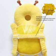 1pc Adjustable Baby Head Protection Pad, Safety Cushion Baby Anti-Fall Head Protector, Suitable For Crawling And Walking Infants To Prevent Head Injury - Multicolor - View 9