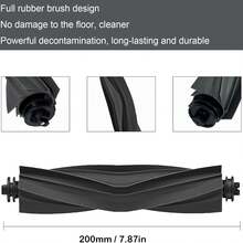 适用于 Trouver L40 Ultra/X40 Ultra Complete/X40 Ultra/X40 Master/MOVA P10 Pro Ultra/Mova P50 Pro Ultra 机器人吸尘器的替换零件,包括主刷、集尘袋、HEPA 清洁过滤器、边刷 - 彩色 - 查看 3