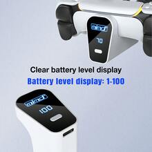 This Product Is Equipped With A 2000mAh Battery On The Back Of The PS Controller, Supports C-Type Fast Charging, Features A 1:1 Digital Display Screen, And Has Shock-Proof Function And Multiple Protection Mechanisms - White - View 5