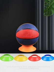 5pcs Ball Display Stand Rack Ball Stand Holder For Soccer, Basketball, Football, Volleyball, Softball, Baseball, Bowling - Classic Style - Multicolor - View 2