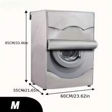 1pc Washing Machine/Dryer Cover, 420D Oxford Cloth Material, UV & Dust Protection, Adjustable Drawstring, Universal Fit,Women's Day,Travel Essentials,Wedding Favours,Y2k,Bedroom,Car Accessories Women,Kitchen Decor,Wedding,Y2k,Party - Multicolor - View 8