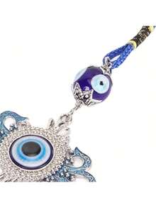 EstiloPssopp Adorno De Ojo Azul Turco, 2 Uds., Colgante De Ojo Azul Turco, Adorno Colgante De Pared Turco Para ProteccióN De La Suerte, Accesorios De JoyeríAVersióN Mejorada - 1 - Ver 9