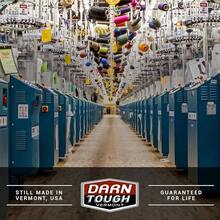 Darn Tough Vermont Backbone Boot Socks For Men, Midweight Work Boot Socks With Cushion & Padded Shin, Style 2207,X-Large,Indigo - Indigo - View 6