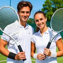 6 piezas de muñequeras de 4 pulgadas, bandas para el sudor, muñequeras de tenis, muñequeras de gimnasia, cinta de agarre, algodón deportivo, muñequeras elásticas, bandas para el sudor, muñequeras gruesas para ejercicio, tenis, fútbol, correr, fitness, mujeres, hombres (negro, blanco) - Multicolor - Ver 6