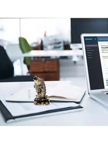 EstiloBESPORTBLE Estatua De Carpa De LatóN Para DecoracióN De Escritorio Figura Artesanal Compacta Y Estable Adorno Vintage Para Hogar Y OficinaVersióN Mejorada - 1 - Ver 9