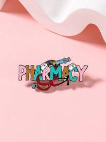 1pc Creative Biology Lab Enamel Brooch, Science Petri Dish Microscope Lanyard Lapel Pin Accessory, Suitable For Researchers, Students, Graduation Gift - A3-p334 - View 11