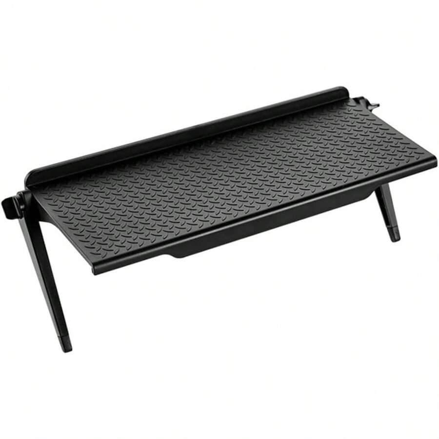 Soporte para Decodificador de TV Negro Grande Estante Organizador para Monitor y Pantalla Soporte Ergonómico para Oficina y Hogar Mejora Postura y Alivia Fatiga Visual - 1 - Ver 1