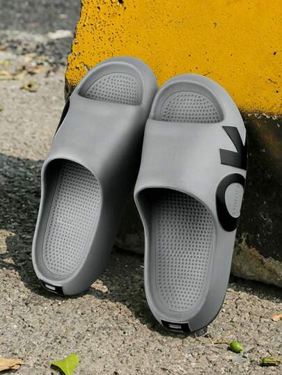  Dép đi trong nhà nam bằng chất liệu EVA có chữ "OK", thích hợp cho mọi mùa.