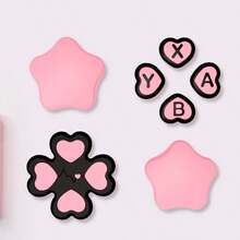 Bộ ốp bảo vệ cần điều khiển và nút bấm D-Pad hình trái tim dễ thương chất lượng cao. Ốp nút ABXY phù hợp với 2, không dùng cho ốp bảo vệ. - Chuyển đổi 2 - Xem 2