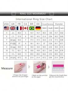 1 pieza Anillo minimalista de letra LOVE y corazón de circonita