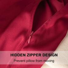 Funda de almohada de seda de morera para cabello y piel funda de almohada de seda refrescante tamaño King con cierre oculta a prueba de alérgenos de doble cara suave transpirable suave suave