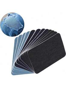 EstiloParche De Ropa Adhesiva De 12 Piezas Parches De ReparacióN Livianos Impermeables Para Ropa Chaqueta De PlumóN ReparacióN De Agujeros DesgarroVersióN Mejorada - 1 - Ver 8