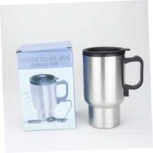 Eléctrico para Auto Acero Inoxidable y Plástico Taza Térmica Grande con Función de Calentamiento Rápido y Tapa para Largos y Uso Vehículo - 1 - Ver 6