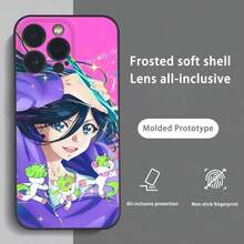 Étui de téléphone portable compatible avec la série Anime Z-Zenshu, coque souple mate compatible avec les modèles 16, 15, 14, 13 Pro Max Plus Mini. Étui compatible avec les modèles 17 Pro, 17 Pro Max, 17, 16 Pro - z5 - Voir 4