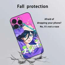 Étui de téléphone portable compatible avec la série Anime Z-Zenshu, coque souple mate compatible avec les modèles 16, 15, 14, 13 Pro Max Plus Mini. Étui compatible avec les modèles 17 Pro, 17 Pro Max, 17, 16 Pro - z5 - Voir 7