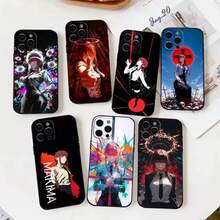ChainsawS Man Makima Anime Phone Case Compatible With  17, 16, 15, 14, 13, 12, 11 Plus, Pro Max, Others Soft Black Cover, Cover Compatible With  17 Pro Case,  17 Pro Max Case,  17 Case,  16 Pro Case - Z2 - View 1