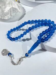 Vòng tay hạt cầu nguyện Hồi giáo sợi đơn Acrylic đen mới, phù hợp cho việc cầu nguyện hàng ngày của người Ả Rập Trung Đông và đeo - Nhiều màu - Xem 9