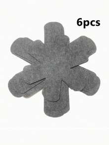 12pcs High Quality Felt Pads, Designed To Protect Cookware - With Non-Stick And Scratch-Resistant Properties, Heat-Resistant. Ideal For Storing Utensils, Glassware, Baking Trays And Plates - Sturdy Non-Slip Storage Rack.