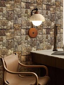 1卷1米/3米/5米棕黄色石纹艺术风格壁纸,可移除自粘式壁纸,乙烯基壁纸,适用于DIY家居装饰、房间背景、卧室、厨房、客厅、浴室、橱柜、家具翻新 - 彩色 - 查看 8