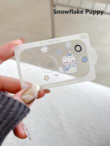 1pc Ins Style 17 Pro Max/Pro Transparent High-Definition Lens Film, Cute Cartoon Girl Camera Lens Protector Cover Applicable To Daily Shield, Office, Home Daily Shield Office Home Phone Camera Cover Waterproof Shockproof Anti-Fall Scratch Resistant - Multicolor - View 8