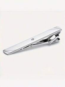 1 pieza/Set de 5 piezas Juego de Clips para Corbata de Metal para Hombre, Clips de Corbata Formales de Color Plateado, Diseño de Moda de Negocios, Regalos para el Día del Padre - clip de corbata - Ver 14