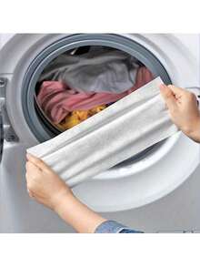 100 Sheets Color Catcher Laundry Sheets - Anti-Color Bleeding And Anti-Transfer Washing Sheets,  For Mixed Washing Without Electricity - White Square - View 4