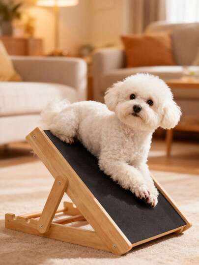 Adjustable Angle Dog Scratching Board, Fine Sand Scratch Pad, Wear-Resistant Anti-Scratch Sofa Board, Corgi & Small/Medium Dog Self-Grooming Tool, Sandpaper Nail Grinder, 3-Level Height, Anti-Disassembly Home Protector, Dog Specific Scratching Pad