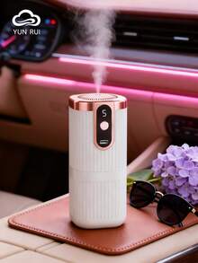 香薰机套装（香薰机+6种精油可选），超声波低噪音运行，不影响睡眠，5种喷雾模式可调（持续/间歇），数字显示屏，可垂直放置或壁挂（含墙贴），适用于酒店定时香薰、卧室静音香薰、办公室及客厅香薰，持久留香，浴室除臭电动空气清新剂，香薰机