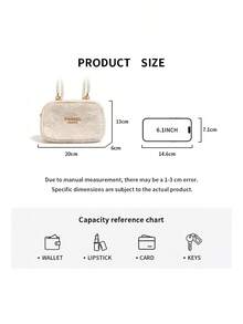 CHANEL Women's Handbag, Fashion Chain Shoulder Bag, Crossbody Bag, Clutch, Retro Elegant Shoulder Bag, Fashionable Women's Handbag, Daily Commute Bag, Also Suitable As A Gift For Women - White (pearl Chain) - View 8