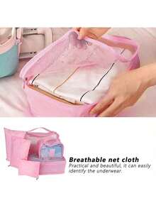 EstiloBolsa De Almacenamiento De Ropa, Juego De 6 Uds., Equipaje De Viaje, Maleta, Organizador, Paquete, Bolsas Para Ropa, Ahorro De Espacio (-3117200172814)VersióN Mejorada - Fditpv7iuk16gh-11 - Ver 4