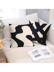 EstiloJuego De 4 Fundas Para Cojines De Lino, Fundas De CojíN 45 X 45 Cm,Fundas De Almohada De Primavera Para Sofá, JardíN, RecáMara, Silla, Coche,DecoracióN De Casa De Campo(Estilo C)VersióN Mejorada - Tipo A - Ver 8