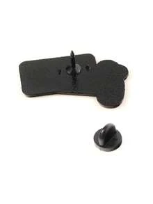 1/4件装标语胸针卡通金属徽章创意英文字母饰品别针徽章服装胸针英文配饰背包装饰吊坠 - 彩色 - 查看 8