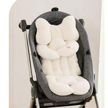New Baby Stroller Pad, Embroidered Fleece Warm Thick Stroller Cushion For Autumn/Winter - Image Color - View 11