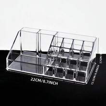 1个多功能透明桌面大容量抽屉式首饰盒，可收纳手镯、手链、手表、戒指、耳环、项链、耳钉等首饰，可堆叠抽屉式设计，多功能抽屉式首饰盒 - 彩色 - 查看 10