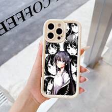 Funda de Teléfono con Patrón de Anime Sakurajima Mai Y525TZ, Funda de Teléfono Blanca de Protección Completa, Compatible con iPhone 16 Pro Max 16 Pro 16 Plus 16 15 Pro Max 15 Pro 15 Plus 15 14 Pro Max 14 Pro 14 13 Pro Max 13 Pro 13 12 Pro Max 12 Pro 12 17 Pro Max 17 Pro 17 Funda de Teléfono a Prueba de Golpes, Funda de Teléfono de Graffiti de Moda, Funda de Teléfono para Parejas, Regalo de Navidad, Regalo de Año Nuevo - Colores mixtos - Ver 5